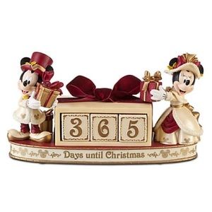 Vintage Victorian Mickey and Minnie Christmas Countdown